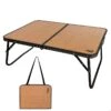 AKTIVE - Table De Camping Pliante Effet Bambou, 60x40x25 Cm -Magasins De Camping Essentiels aktive table de camping pliante effet bambou 60x40x25 cm