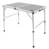 AKTIVE - Table De Camping Pliante, Réglable En 2 Hauteurs, 90x60x40/70 Cm, Gris -Magasins De Camping Essentiels aktive table de camping pliante reglable en 2 hauteurs 90x60x4070 cm gris