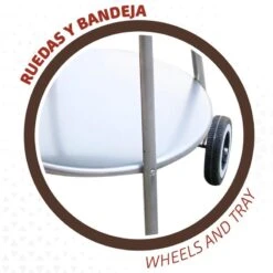 Barbecue Portable Rond 4 Hauteurs Aktive -Magasins De Camping Essentiels barbecue portable rond 4 hauteurs aktive 4