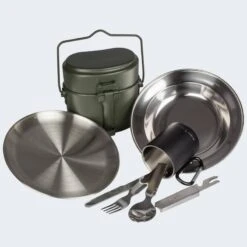 Batterie De Cuisine De Camping, Assiette Plate & Creuse, Couverts Et Tasse Set 12 Batterie De Cuisine De Camping, Assiette Plate & Creuse, Couverts Et Tasse Set -Magasins De Camping Essentiels batterie de cuisine de camping assiette plate and creuse couverts et tasse set 3