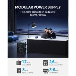 BLUETTI AC300+B300 Générateur Électrique 3072Wh,LiFePO4 Pour Panne De Courant -Magasins De Camping Essentiels bluetti ac300b300 generateur electrique 3072whlifepo4 pour panne de courant 3