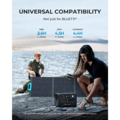 BLUETTI Générateur Électrique EB3A+PV200 268Wh/600W LiFePO4 Batterie Pour Voyage -Magasins De Camping Essentiels bluetti generateur electrique eb3apv200 268wh600w lifepo4 batterie pour voyage 4