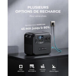 BLUETTI Générateur Électrique Solaire AC180 Avec Panneau Solaire PV200 -Magasins De Camping Essentiels bluetti generateur electrique solaire ac180 avec panneau solaire pv200 3