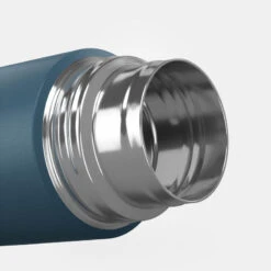 Quechua Bouteille Isotherme Inox 0,4L Avec Gobelet Pour La Randonnée - Bleu -Magasins De Camping Essentiels bouteille isotherme inox 04l avec gobelet pour la randonnee bleu 6