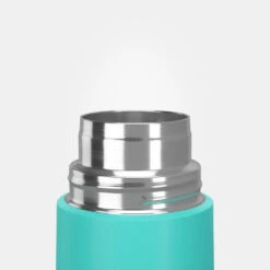 Quechua Bouteille Isotherme Inox 0,4L Avec Gobelet Pour La Randonnée - Turquoise -Magasins De Camping Essentiels bouteille isotherme inox 04l avec gobelet pour la randonnee turquoise 5