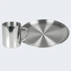 Camping Assiette Plate Et Tasse Isotherme Set | Acier Inoxydable -Magasins De Camping Essentiels camping assiette plate et tasse isotherme set acier inoxydable 2