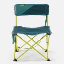Quechua CHAISE BASSE PLIANTE DE CAMPING MH100 Jaune -Magasins De Camping Essentiels chaise basse pliante de camping mh100 jaune 4