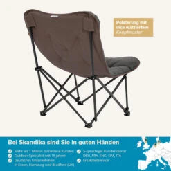 Chaise De Camping Pliante - Mala - Sac De Transport - Rembourrée - Max. 135 Kg -Magasins De Camping Essentiels chaise de camping pliante mala sac de transport rembourree max 135 kg 5