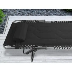 Chaise Longue Torget - Transat - Bain De Soleil 190x60x30 Cm - 150 Kg - Pliable -Magasins De Camping Essentiels chaise longue torget transat bain de soleil 190x60x30 cm 150 kg pliable 5