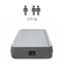 Intex Comfort-Plush 'Queen' - Lit Gonflable - 203x152x33cm - Compris Les Accessoires -Magasins De Camping Essentiels comfort plush queen lit gonflable 203x152x33cm compris les accessoires 2