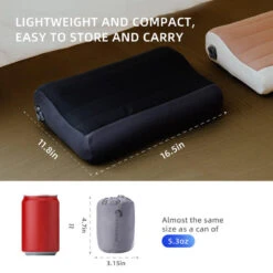 Coussin D'air Flextail Gear Zero Pillow - Beige -Magasins De Camping Essentiels coussin dair flextail gear zero pillow beige 6