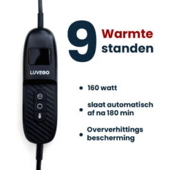 Couverture Électrique Luvego Avec Polaire/Sherpa - Brun Foncé -Magasins De Camping Essentiels couverture electrique luvego avec polairesherpa brun fonce 3