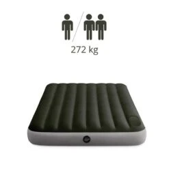 Intex Downy Full Airbed - Lit Gonflable - 191x137x25cm - Avec Accessoires -Magasins De Camping Essentiels downy full airbed lit gonflable 191x137x25cm avec accessoires 2