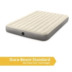 Intex Dura Beam - Lit Gonflable - 203x152x25cm - Compris Les Accessoires -Magasins De Camping Essentiels dura beam lit gonflable 203x152x25cm compris les accessoires 1