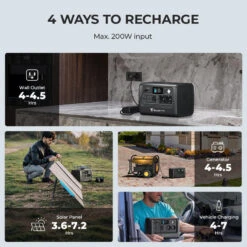 Générateur Solaire BLUETTI EB70 716Wh -Magasins De Camping Essentiels generateur solaire bluetti eb70 716wh 3