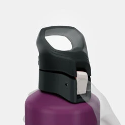 Quechua Gourde Alu 1L Avec Bouchon à Ouverture Rapide Pour La Randonnée - Violet -Magasins De Camping Essentiels gourde alu 1l avec bouchon a ouverture rapide pour la randonnee violet 5