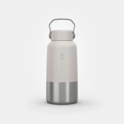 Quechua Gourde Inox 0,6L Avec Bouchon à Vis Pour La Randonnée - Blanc -Magasins De Camping Essentiels gourde inox 06l avec bouchon a vis pour la randonnee blanc 9