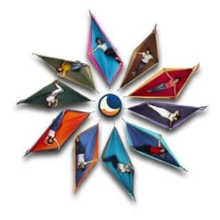 TICKET TO THE MOON Hamac Original Bleu / Turquoise -Magasins De Camping Essentiels hamac original bleu turquoise 3