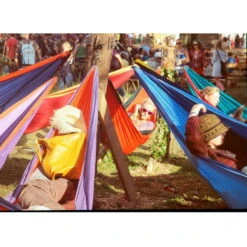 TICKET TO THE MOON Hamac TTTM Compact Jaune Foncé -Magasins De Camping Essentiels hamac tttm compact jaune fonce 4