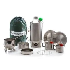 Kelly Kettle Kit 'Base Camp' Ultime - Acier Inoxydable NOUVEAU -Magasins De Camping Essentiels kelly kettle kit base camp ultime acier inoxydable nouveau 3