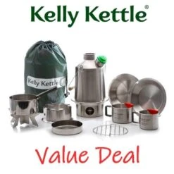 Kelly Kettle Kit Ultime 'Scout' - Acier Inoxydable NOUVEAU -Magasins De Camping Essentiels kelly kettle kit ultime scout acier inoxydable nouveau 2