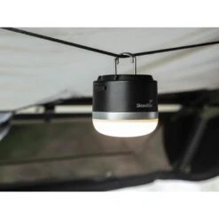 Lampe De Camping LED - Tarfala - Rechargeable USB - Autonomie 110h - Noir -Magasins De Camping Essentiels lampe de camping led tarfala rechargeable usb autonomie 110h noir 2