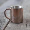 Lemmel Mug Isolé à Double Paroi - Acier Inoxydable/Cuivre - Logo Lemmel -Magasins De Camping Essentiels lemmel mug isole a double paroi acier inoxydablecuivre logo lemmel