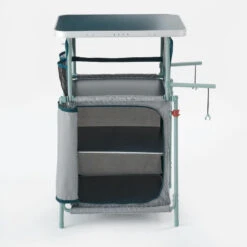 Quechua MEUBLE DE RANGEMENT PLIABLE ET COMPACT POUR LE CAMPING -Magasins De Camping Essentiels meuble de rangement pliable et compact pour le camping 3