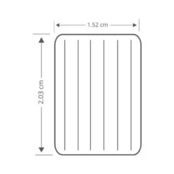 Intex Prestige Downy Jr. Twin Airbed - Lit Gonflable - 191x152x25cm - Avec Accessoires -Magasins De Camping Essentiels prestige downy jr twin airbed lit gonflable 191x152x25cm avec accessoires 3