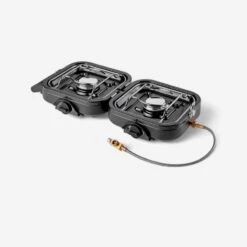 Kemper Réchaud De Camping à Gaz 2 Feux - Portable Et Pliable