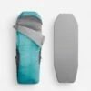 Quechua SAC DE COUCHAGE ENFANT 2 EN 1 - SLEEPIN BED JUNIOR 10°C BLEU -Magasins De Camping Essentiels sac de couchage enfant 2 en 1 sleepin bed junior 10c bleu
