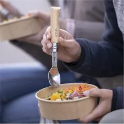 Set Complet Opinel Picnic+ - Opinel N°8 + Embouts Cuillère Et Fourchette -Magasins De Camping Essentiels set complet opinel picnic opinel n8 embouts cuillere et fourchette 3