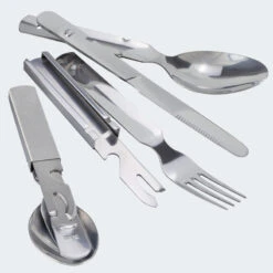 Set Couverts De Camping Et Assiette Creuse & Plate | 4 Personnes -Magasins De Camping Essentiels set couverts de camping et assiette creuse and plate 4 personnes 6