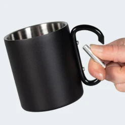 Set De Couverts De Camping & Tasse Thermique à Mousqueton | 4 Personnes -Magasins De Camping Essentiels set de couverts de camping and tasse thermique a mousqueton 4 personnes 4