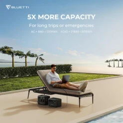 Station Électrique Portable BLUETTI AC60+B80+PV200,IP65 Générateur Solaire -Magasins De Camping Essentiels station electrique portable bluetti ac60b80pv200ip65 generateur solaire 4