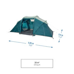 Quechua Tente à Arceaux De Camping - Arpenaz 4.2 - 4 Personnes - 2 Chambres -Magasins De Camping Essentiels tente a arceaux de camping arpenaz 42 4 personnes 2 chambres 3