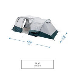 Quechua Tente à Arceaux De Camping - Arpenaz 6.3 F&B - 6 Personnes - 3 Chambres 14 Quechua Tente à Arceaux De Camping - Arpenaz 6.3 F&B - 6 Personnes - 3 Chambres -Magasins De Camping Essentiels tente a arceaux de camping arpenaz 63 f and b 6 personnes 3 chambres 2