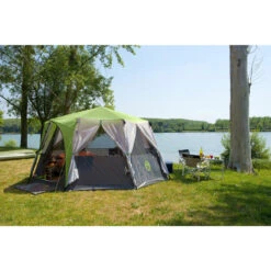 Tente Coleman Octagon 8 (Verte) -Magasins De Camping Essentiels tente coleman octagon 8 verte 2
