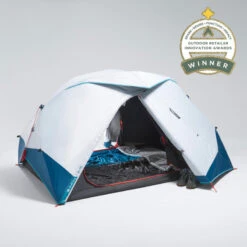 Quechua Tente De Camping - 2 SECONDS EASY - 2 Places - Fresh & Black -Magasins De Camping Essentiels tente de camping 2 seconds easy 2 places fresh and black 4