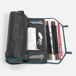 Quechua Tente De Camping - MH100 - 3 Places - Fresh & Black -Magasins De Camping Essentiels tente de camping mh100 3 places fresh and black 3