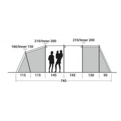 Tente De Camping Outwell Winwood 8 -Magasins De Camping Essentiels tente de camping outwell winwood 8 3
