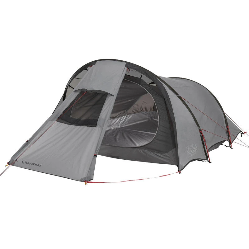 Tente De Trekking Quickhiker Ultralight 3 Personnes Gris Clair 3 Tente De Trekking Quickhiker Ultralight 3 Personnes Gris Clair