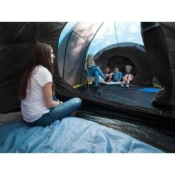 Tente Dôme Familiale Hammerfest 4 - Camping - 4 Personnes - 2 Cabines -Magasins De Camping Essentiels tente dome familiale hammerfest 4 camping 4 personnes 2 cabines 2