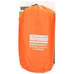 HIGHLANDER Tente D'urgence Abri De Survie 4-5 Personnes - Orange -Magasins De Camping Essentiels tente durgence abri de survie 4 5 personnes orange 4