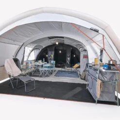 Quechua Tente Gonflable De Camping - Air Seconds 6.3 XXL F&B - 6 Personnes - 3 Chambres -Magasins De Camping Essentiels tente gonflable de camping air seconds 63 xxl f and b 6 personnes 3 chambres 3