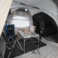 Quechua Tente Gonflable De Camping - Air Seconds 8.4 F&B - 8 Places - 4 Chambres -Magasins De Camping Essentiels tente gonflable de camping air seconds 84 f and b 8 places 4 chambres 3