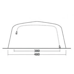 Tente Gonflable Outwell Jacksondale 7PA -Magasins De Camping Essentiels tente gonflable outwell jacksondale 7pa 4