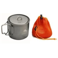 Toaks Titanium 550ml Pan - Ultraléger -Magasins De Camping Essentiels toaks titanium 550ml pan ultraleger 2