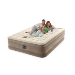 Intex Ultra Plush Queen Airbed - Lit Gonflable - 203x152x46cm - Compris Accessoires -Magasins De Camping Essentiels ultra plush queen airbed lit gonflable 203x152x46cm compris accessoires 2